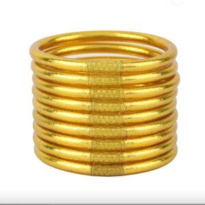 NWT Budhagirl All weather bangles budhagirl bracelets, size small, color gold